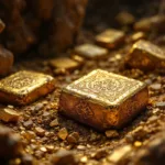 מטילי זהב נדירים שנתגלו קילומטר מתחת לאדמה חושפים סוד לאומי מרתק, ללא אוצרות או אגדה מיתולוגית.