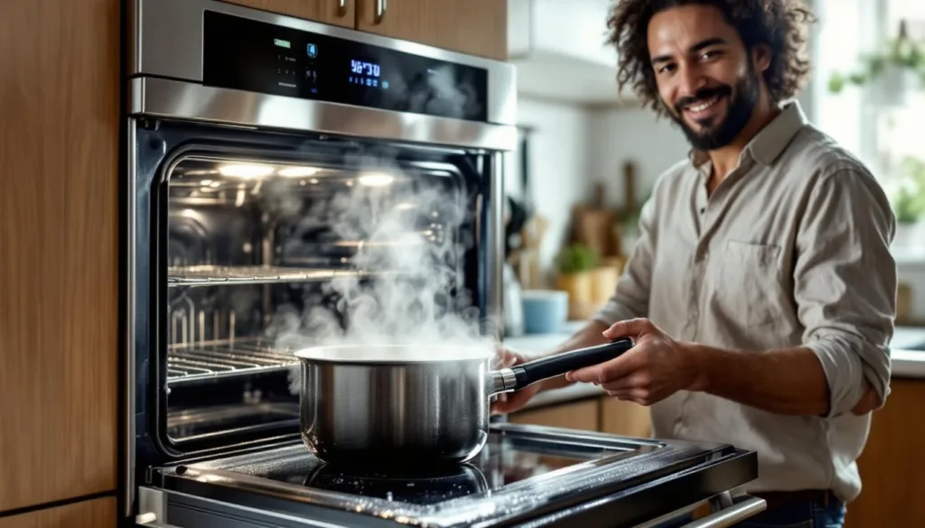 הסוד לניקוי תנור בקלות וללא כימיקלים או שפשוף – טריק האדים שיחסוך לכם מאמץ וזמן.