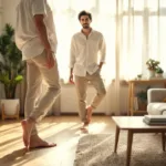 גלה כיצד הליכה יחפה בבית במשך 30 יום שיפרה את שיווי המשקל שלי ושינתה את התחושה הכללית של הגוף.