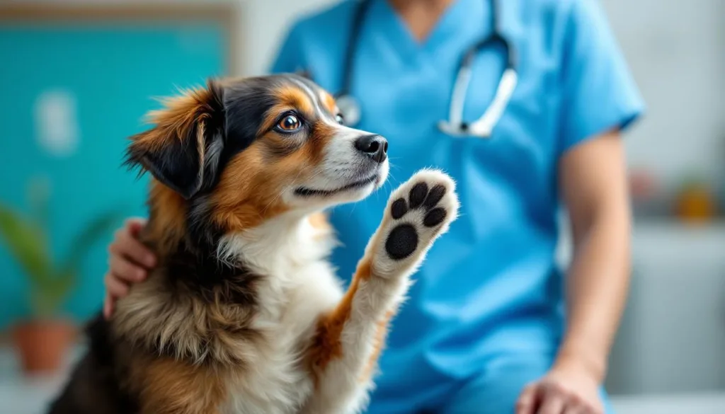 וטרינר מוסר הסבר מדוע הכלב שלכם נותן כף לעיתים ללא סיבה נראית לעין, ומה המשמעות של ההתנהגות הזו.