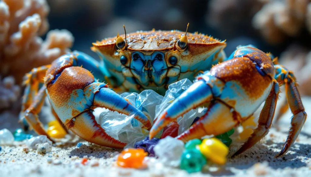 גלה איך סרטן ייחודי משנה פלסטיק לאיום רעיל בסביבה, ומסתיר אוצרות ביולוגיים שלא קשורים לאצות או דגים.