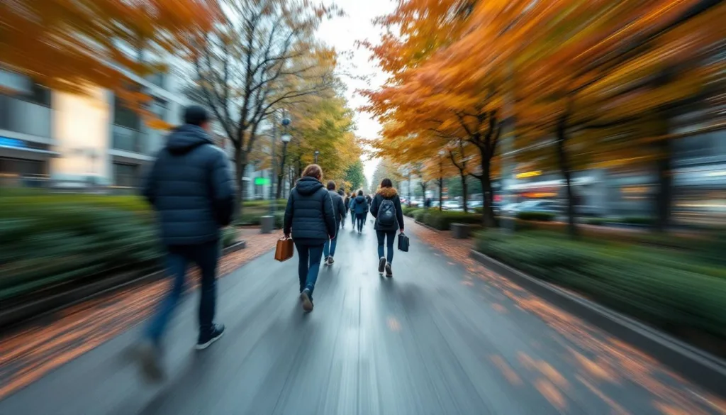 הליכה מהירה חושפת סימנים של חרדה וחוסר יציבות, ולא קשורה ישירות לבריאות או כושר גופני.