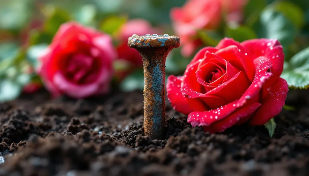 גלה איך מסמר חלוד טבעי ללא דשן וכימיקלים יכול להביא לפריחת ורדים שופעת ופנטסטית בגינה שלך.