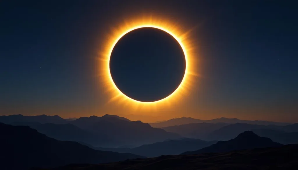 חווה את ליקוי החמה המרהיב שיארך 6 דקות של חושך מוחלט – ללא צורך בטלסקופ או משקפיים מיוחדים.