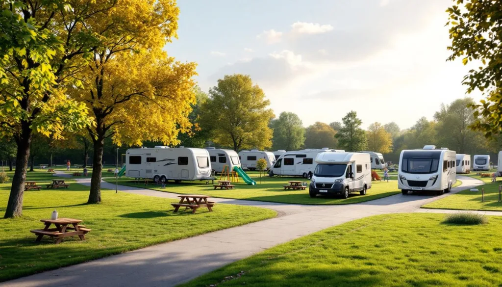 שיירת קרוואנים פולשת לפארק משפחתי, יוצרת התנגשות בין פנאי לטבע ללא מחסום או אזהרה מוקדמת.