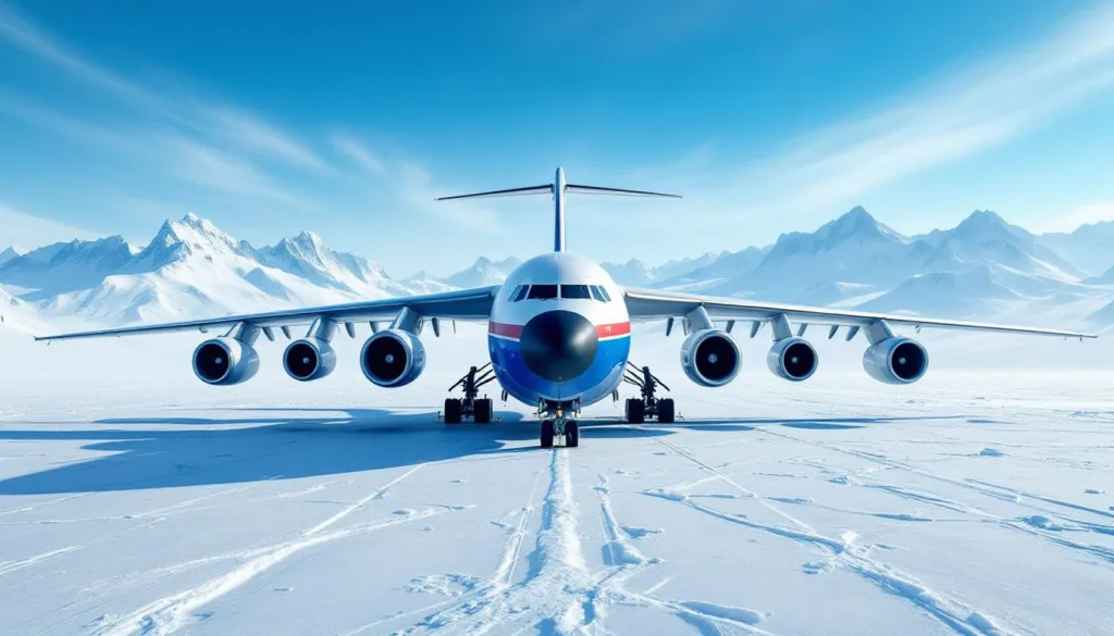 מטוס סיני ייחודי שמנהל לוגיסטיקה באנטארקטיקה כבר עשור, ללא מטען או מסוק, מהפכה בתחבורה באזור הקשה.