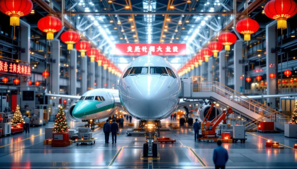 גלו מדוע איירבוס חוגגת חג מולד מוקדם בזכות פעילותם של מפעל חדש בסין, וכיצד זה משפיע על עתיד התעשייה האווירית.