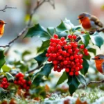 גלה מדוע פרי החורף הייחודי הזה מושך אדומי־חזה אל גינתכם, וכיצד להנות מנוכחותם בעונה הקרה.