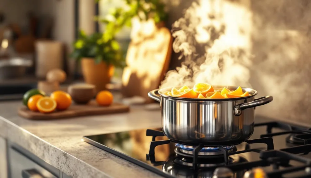 גלו כיצד הרתחת קליפות תפוז מפיצה ריח נעים וטבעי בכל הבית, יוצרת אווירה חמימה ורעננה.