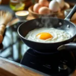 גלה מדוע השף היפני הזה מבשל את ביציו ללא שמן ומגלה את הסודות למזון טעים ובריא יותר.