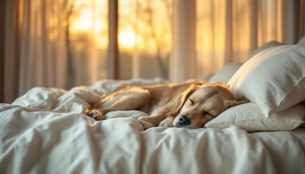 מדענים חושפים מדוע לתת לכלב לישון במיטה שלכם משקף קשר רגשי עמוק ותלות הדדית בין בעלי החיים לבעליהם.