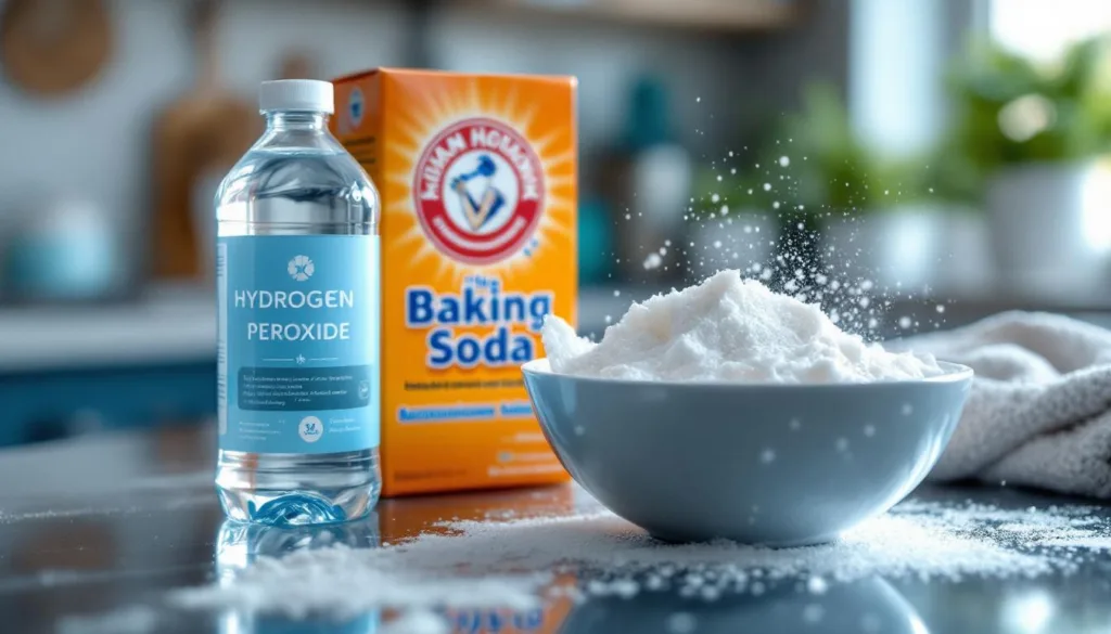 גלה כיצד שילוב סודה לשתייה ומי חמצן משפר משמעותית את תוצאות הניקיון וגורם לשינוי ממשי בעבודת הניקיון שלך.