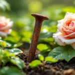 גלה את הסיפור המפתיע מאחורי קבורת מסמר חלוד ליד שיחי הוורדים, ותוצאות שלא צפית להן.