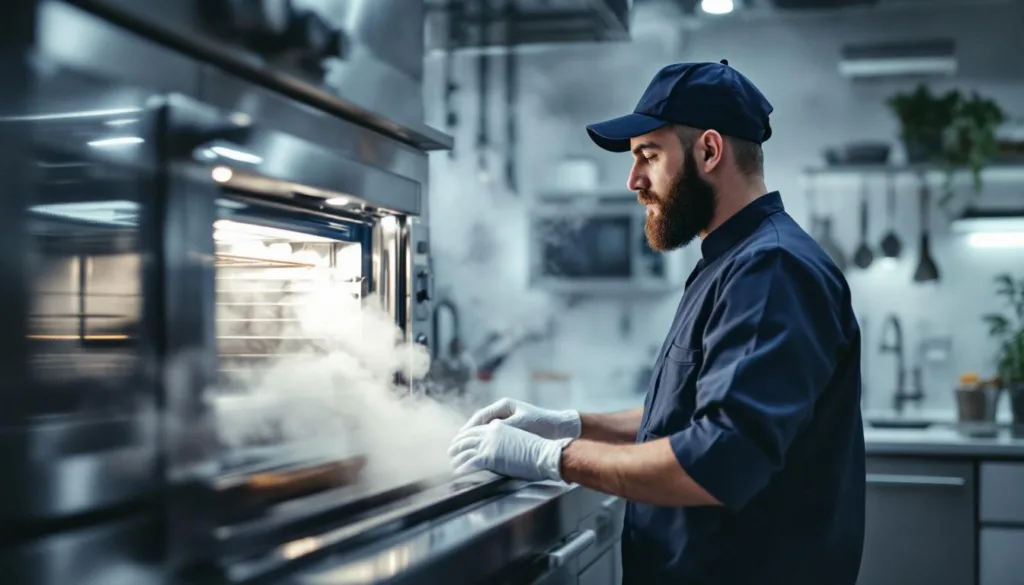 גלה איך קיטור יכול להסיר בקלות לכלוך קשה מתנורים בלי צורך בשפשוף, עם טיפים מקצועיים מטכנאי תנורים מומחה.