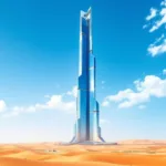 גורד השחקים הסעודי המשמעותי באורך קילומטרים, אשר מתמודד בצורה מרשימה עם אתגרי האקלים המדברי.