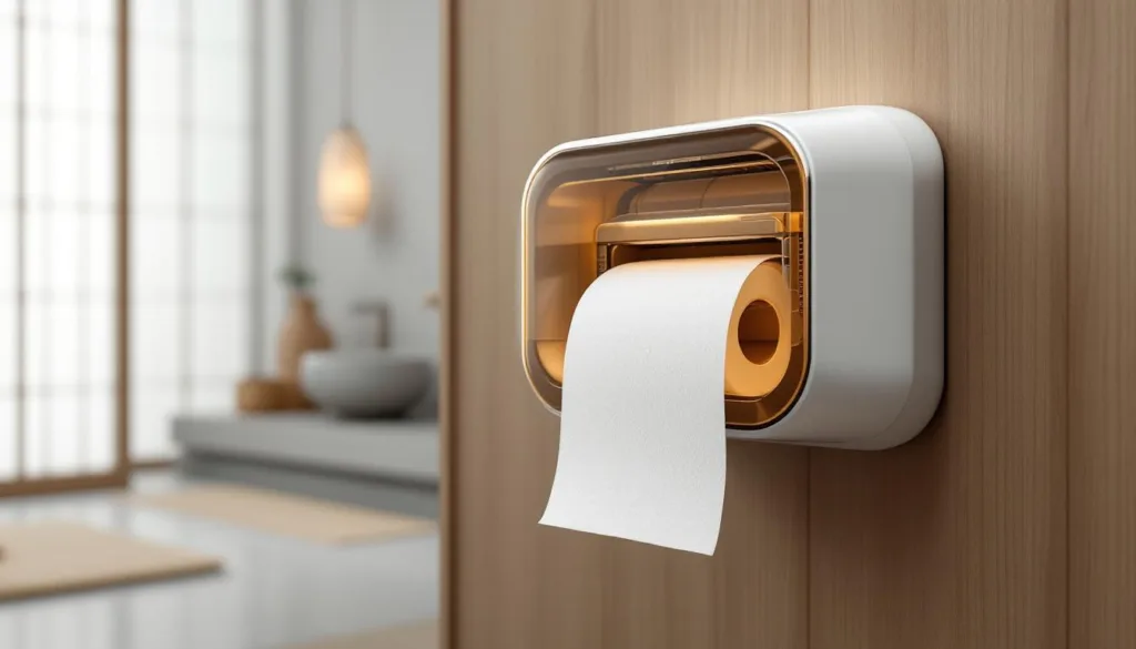 גלה כיצד המצאה יפנית חדשנית משנה את תוכן נייר הטואלט ומביאה פתרון ייחודי שאינו מסתמך על מים או טיהור אוויר.