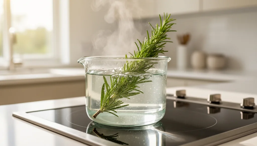 גלה מדוע כדאי להרתיח ענף רוזמרין בבית וכיצד זה משפר את האווירה, מנקה את האוויר ומשפיע לחיוב על הבריאות והנפש.