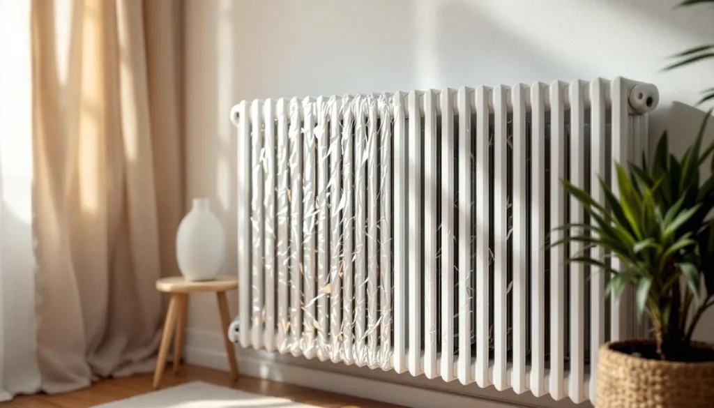 גלה מדוע לשים נייר כסף מאחורי הרדיאטור משפיע רק על הפצת החום בכיוון אחד וכיצד ניתן לשפר את יעילות החימום בביתך.