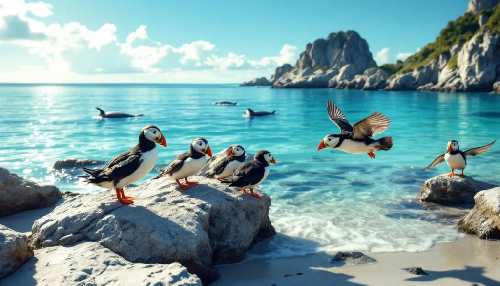 חוויות מרתקות מעבודה של 6 חודשים באי מבודד עם פאפינים ולוויתנים, כולל דיור חינם ותובנות ייחודיות מהטבע.