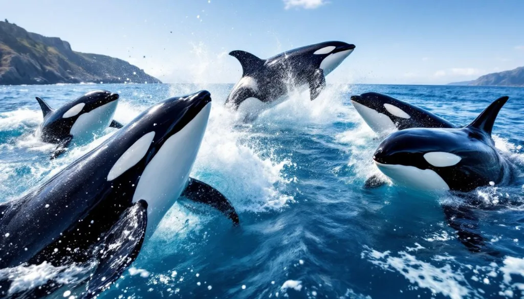 סיפור מרתק על צפייה בלעדי בלווייתנים הקטלניים במשך 3 שבועות, עם גילויים מפתיעים בהתנהגותם.