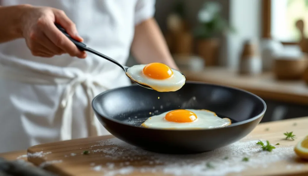 גלה את הטריק היפני לשף שמונע מהביצים להידבק במחבת ומבטיח שהן יחליקו בקלות - שכחו משמנים רגילים והכינו ארוחת בוקר מושלמת.