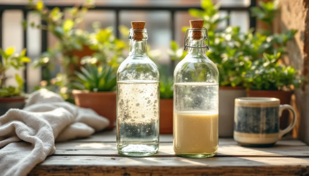 גלה מה קרה כששמתי בקבוקי מים וחומץ במרפסת למשך 7 ימים - תוצאות מפתיעות ופתרון טבעי שנחשף בסיפור האמיתי.