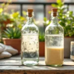 גלה מה קרה כששמתי בקבוקי מים וחומץ במרפסת למשך 7 ימים - תוצאות מפתיעות ופתרון טבעי שנחשף בסיפור האמיתי.