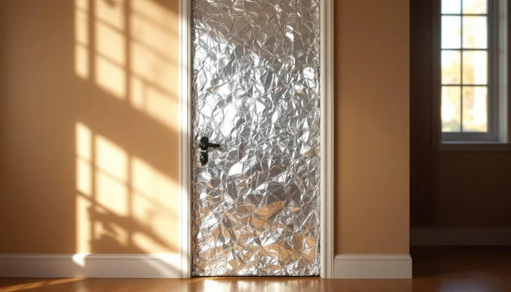 גילו כיצד תליית נייר אלומיניום על הדלת במשך שבוע אחת יכולה לשנות את המראה והתוצאה הסופית הייתה מפתיעה ומדהימה.