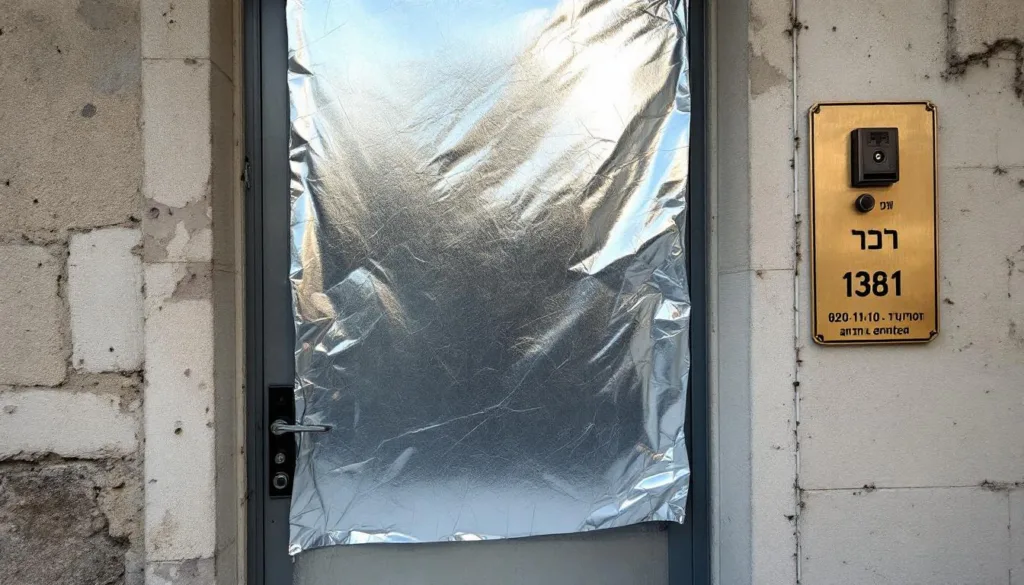 גלה למה תליתי נייר אלומיניום על הדלת למשך 30 יום וכיצד זה משך את תשומת לב השכנים; סיפור מפתיע עם תוצאות בלתי צפויות.